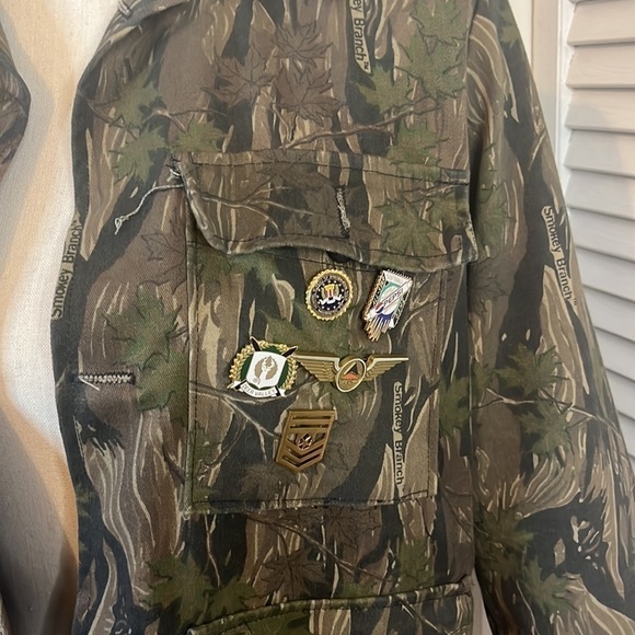 Smokey Branch Army Camo Jacket.  Size Small - Picture 2 of 11